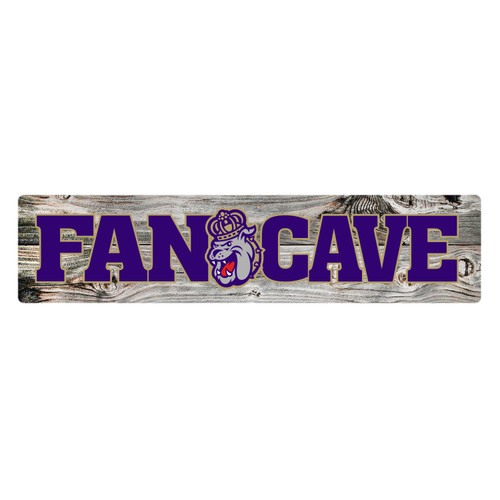 James Madison 4"x18" Metal Sign - Fan Cave