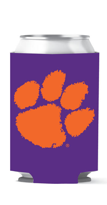 Clemson Can Coozie - Purple