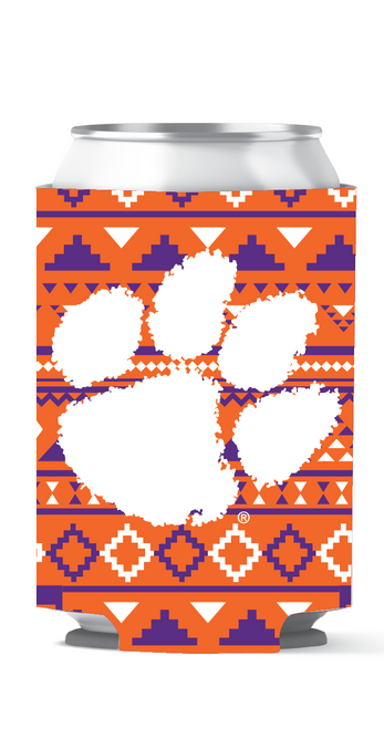 Clemson Can Coozie - Aztec