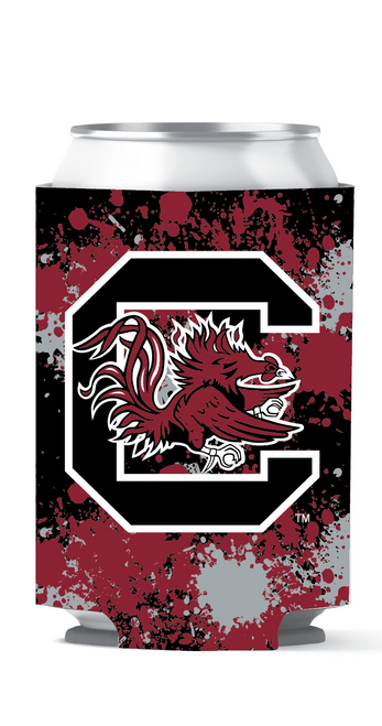 South Carolina Can Coozie - Splatter