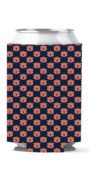 Auburn Can Coozie - Tiled