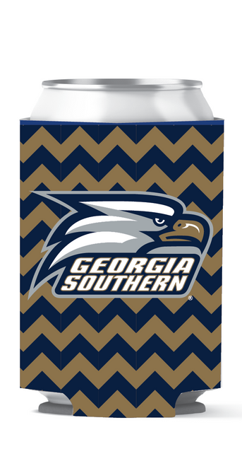 Georgia Southern Can Coozie - Chevron