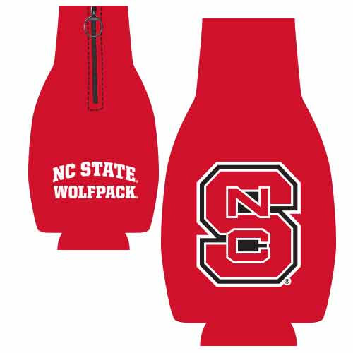 North Carolina State Bottle Coozie - Red