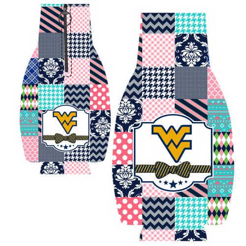 West Virginia Bottle Coozie - Quilted