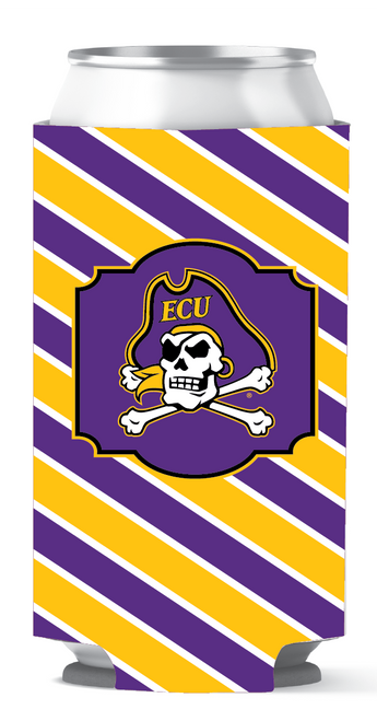 East Carolina Energy Coozie - Stripes