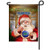 Florida Santa with Ornament Garden Flag