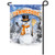 Tennessee Snowman with Broom Garden Flag