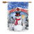 Louisville Snowman with Broom House Flag