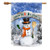 Miami Snowman with Broom House Flag