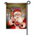 Virginia Tech Santa with Ornament Garden Flag