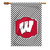 Wisconsin Rectangle House Flag