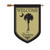 Welcome Palmetto House Flag - Black