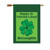 St. Patrick's Day Shamrock Personalized House Flag