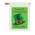 St. Patrick's Day Hat Personalized House Flag