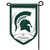 Michigan State Personalized Garden Flag