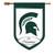 Michigan State Personalized House Flag