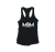 #MBM - MBM Logo - Sublimated Racerback Tank - Black