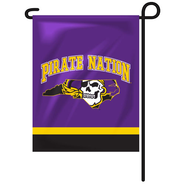 East Carolina Rectangle Garden Flag - Pirate Nation