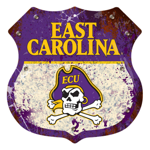 East Carolina 12" Road Sign