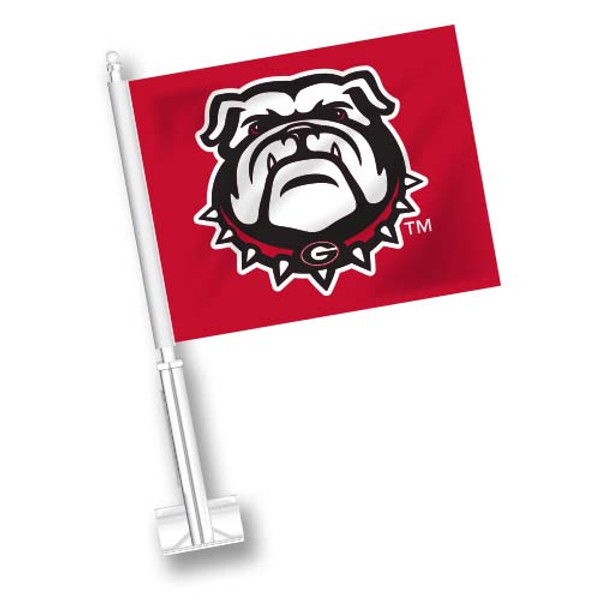 Georgia Car Flag - Bulldog