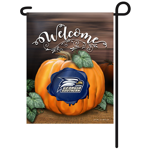 Georgia Southern Pumpkin Garden Flag