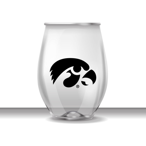 Iowa 16 oz Stemless Plastic Cup