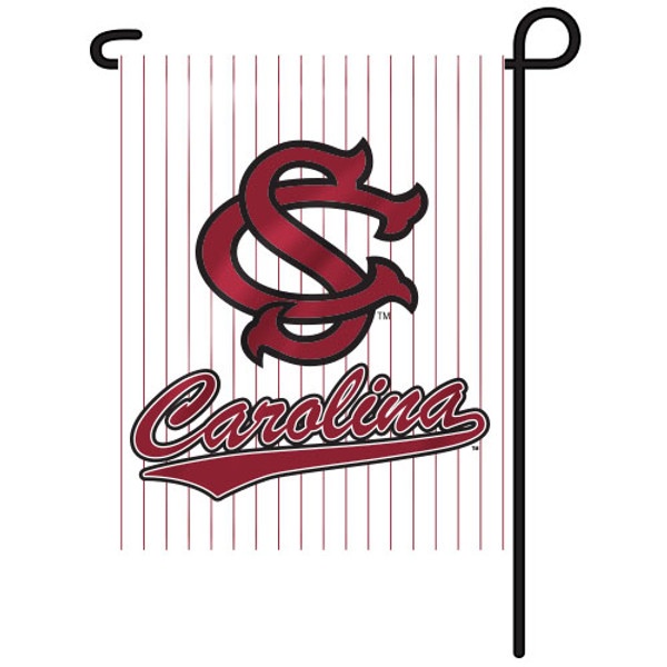 South Carolina Rectangle Garden Flag - Baseball