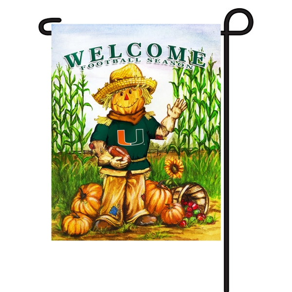 Miami Scarecrow Garden Flag