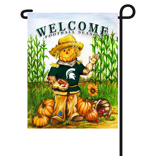 Michigan State Scarecrow Garden Flag