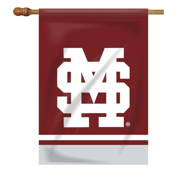 Mississippi State Rectangle House Flag - Baseball