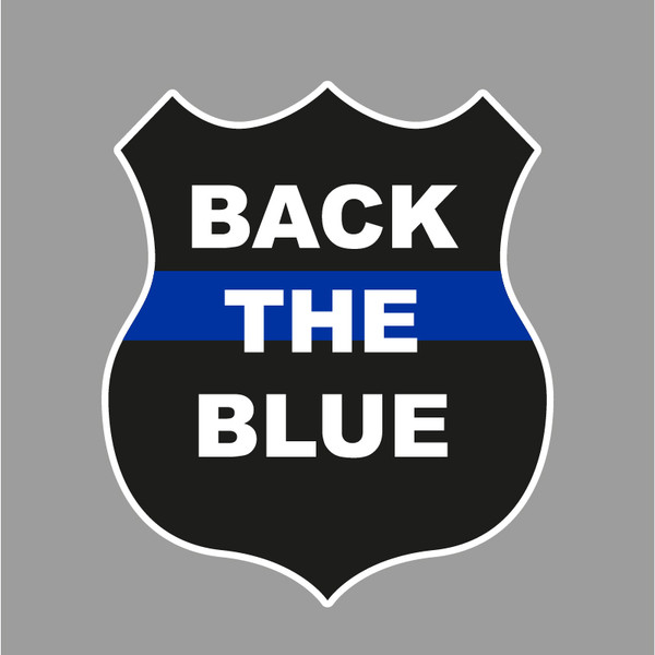 Thin Blue Line 6" Decal