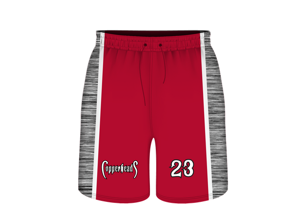 Copperheads Sublimated Shorts with Pockets