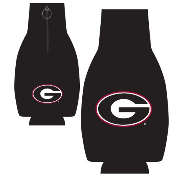 Georgia Bottle Coozie - Black G