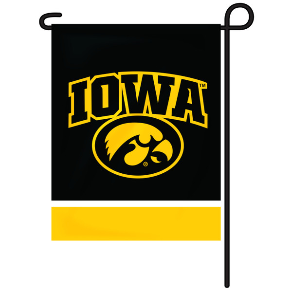 Iowa Rectangle Garden Flag