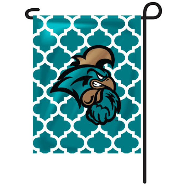 Coastal Carolina Rectangle Garden Flag - Quatrafoil