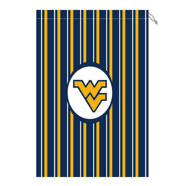 West Virginia Laundry Bag - Striped