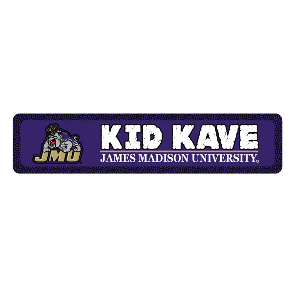 James Madison 4"x18" Metal Sign - Kid Kave