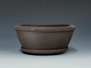 Bonsai Pot, Unglazed, 4 5/8 " dia 24215