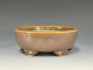 Bonsai Pot, Cloud Feet, 5 3/8" dia 25423