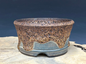 Bonsai Pot, Lava Rim, 6" dia 25701