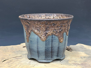 Bonsai Pot, Lava Rim, Cascade, 7 5/8" dia 25680