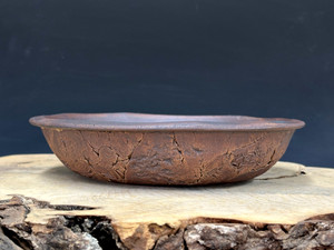Bonsai Pot, Primitive Literati Style, Unglazed,  8 3/4" 26040