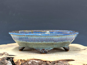 Bonsai Pot, Cloud Feet, 9" dia 26051