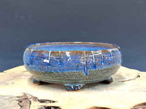 Bonsai Pot, Cloud Feet, 7 3/4" dia 26053