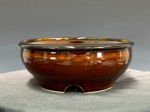 Bonsai Pot, Iker Bonsai Pots, Round, 6 1/4" 26103