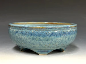 Bonsai Pot, handmade by Iker Bonsai Pots, 6 3/8" dia 26293