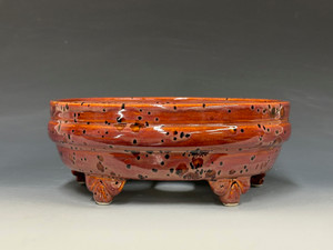 Bonsai Pot, Cloud Feet,  8" 26223