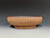 Bonsai Pot,  Cracked Finish, Unglazed,  8" 25335