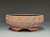 Bonsai Pot, Unglazed,  Textured,  5 1/4" 25415