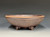 Bonsai Pot, Unglazed,  Textured, Cloud Feet,  10 1/2" dia 25497